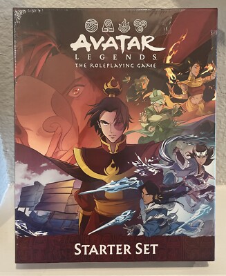 AVATAR LEGENDS - THE ROLEPLAYING GAME STARTER SET MAGPIE GAMES W/DIGITAL TOOLS