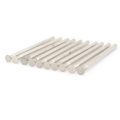 10Pcs 1-8mm Super-Thin T Diamond Grinding Head Rotary Bits Burrs Mounted Point