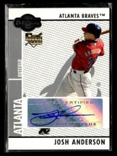 2008 Topps Co-Signers #107 Josh Anderson auto card Atlanta Braves