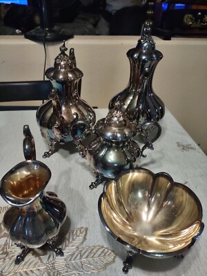 Reed and Barton Winthrop 5 Piece Silverplate Tea Service 1795 | eBay