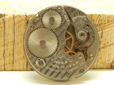 Antique Ingersoll Pocket Watch Movement 16s 7j Grade Reliance Circa  1917-1922
