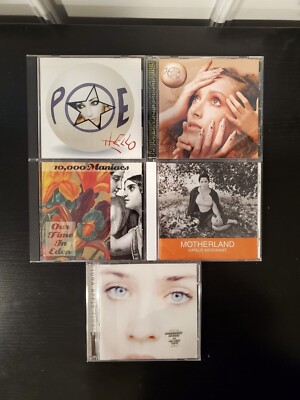 1990s Female Singers Rockers Natalie Merchant, Poe, Fiona Apple CDs