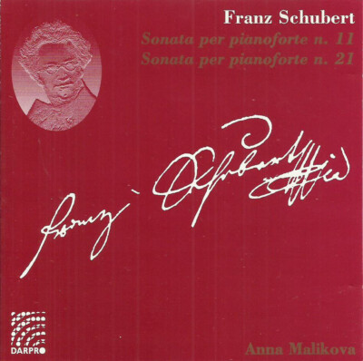 CD: Schubert Klaviersonaten Nr. 13 D 664 & Nr. 21 D 960, Anna Malikova