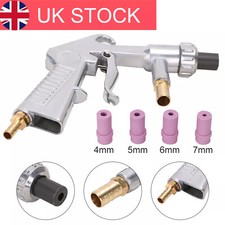 Sandblaster Air Siphon Feed Blast Gun Sand Blasting Gun With Metal Ceramic Tips
