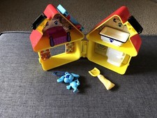 Vintage 1998 Blues Clues Playhouse House Playset Tyco Hard Plastic Missing Door