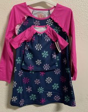    Cat  Jack Toddler Girls Snowflake Doll and Me NightGown Size 5T   