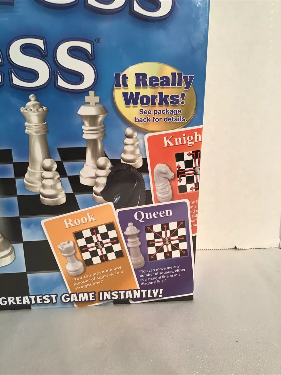 NO STRESS CHESS by Winning Moves New Sealed 2 sided gameboard 2 players