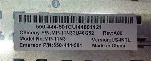 Keyboard & Touchpad for Avocent/Emerson LCD Rack Console MP-11N33U46G52 MP-11N3 - Image 3 of 3