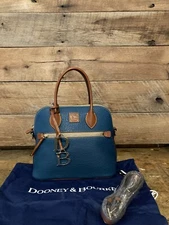 Dooney & Bourke Domed Jeans Pebbled Leather Satchel --NWT