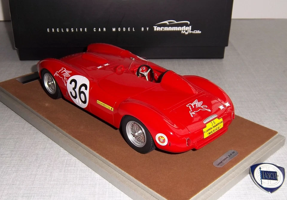Tecnomodel TM18-43C  FANGIO 1:18 1953 LANCIA D24 #36 Carrera Panamericana MIB - Image 2 of 4