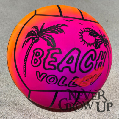 Regenbogen Strand Ball Aufblasbar PVC Volleyball Schwimmbad Wasser Spiel Spielzeug