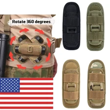 Adjustable Rotating Outdoor Tactical Flashlight Sleeve Hanging Hanging Bag
