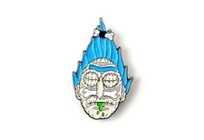 Rick And Morty Pin Pickle Rick The Shrunken Head Hat Pin