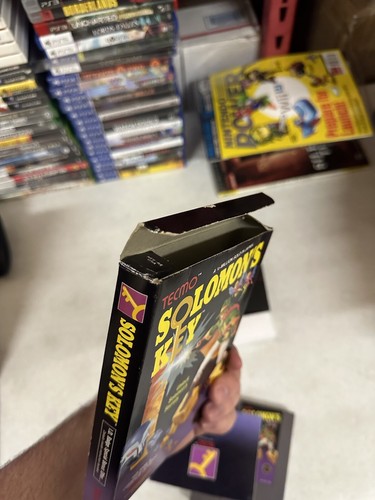 Solomon's Key Nintendo 5 Screw NES Video Game CIB Authentic Tested Complete - Picture 13 of 14