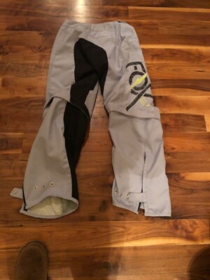 FOX OVER THE BOOT ZIP OFF MOTO PANTS (SIZE9/10). FREE KTM JERSEY