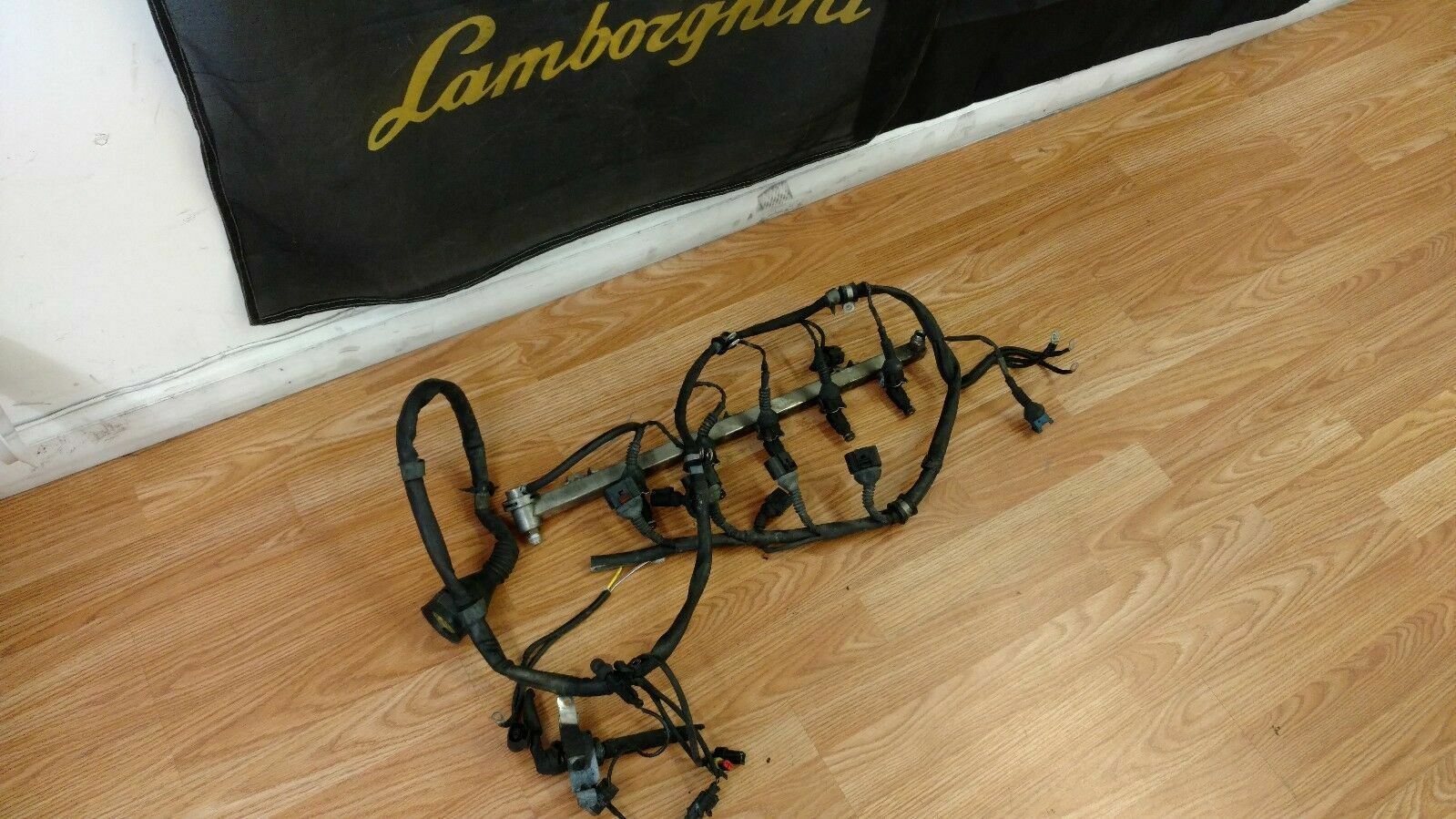 LAMBORGHINI GALLARDO FUEL INJECTOR RAIL WIRING HARNESS OEM 07L133681E