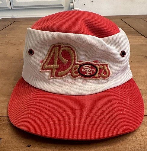 Cappello Snapback Vintage San Francisco 49ers Pillbox - Vedi Condizioni - Foto 1 di 7
