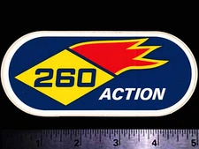 SUNOCO 260 Action - Original Vintage 1960's 70’s Racing Decal/Sticker