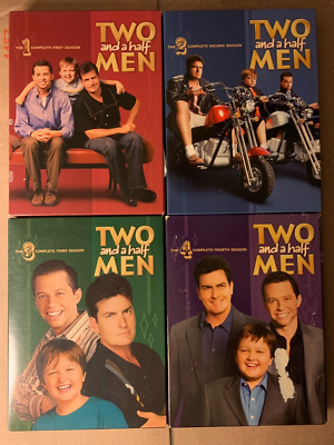 Two and a Half Men series 1-4 set Season 1 2 3 4 lot authentic R1