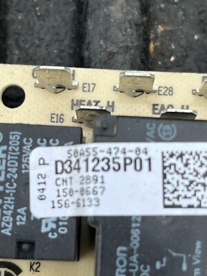 D341235P01 50A55-474-04 150-0667 156-6133 Trane furnace  Control Circuit Board
