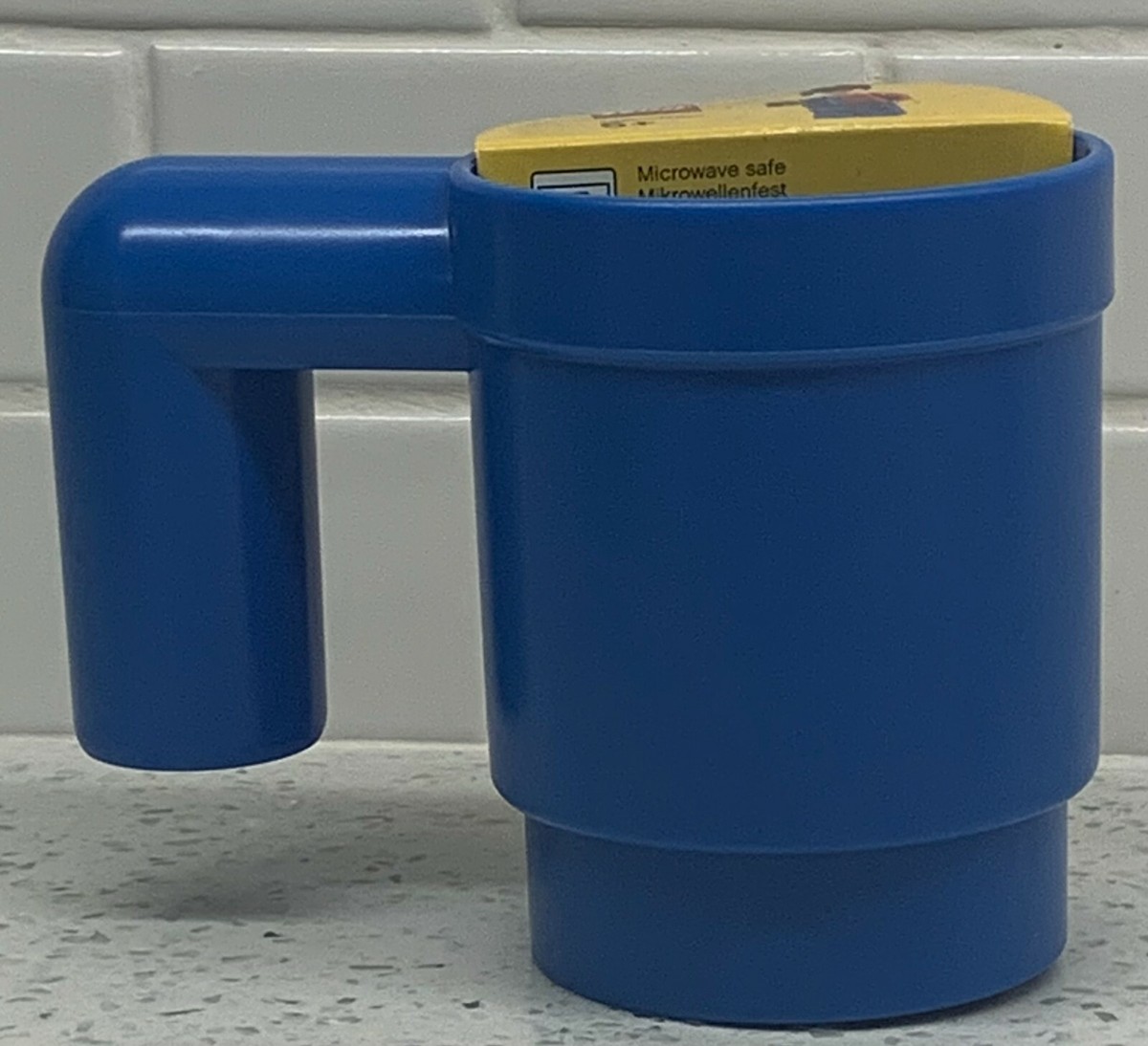 mugi Original Lego Upscaled Drinking Mug 853465 Human Size Blue Ultra