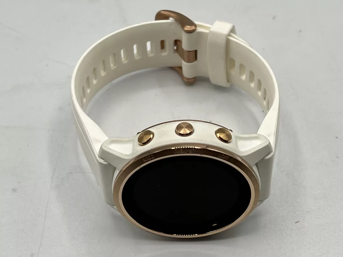 Garmin fenix 6s pro rose gold with white band new arrivals