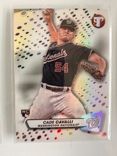 2023 Topps Pristine REFRACTOR card Cade Cavalli #17 Nationals RC Rookie