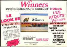 Publicité HONDA WINNERS 95870 BEZONS Façade du magasin Advertising 1985