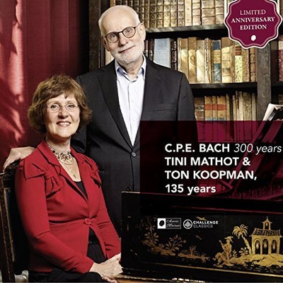 C.P.E. BACH / TON KOOPMAN - 300 YEARS (JEWEL CASE) NEW CD