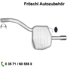 für Volvo V70 III 1,6 2,0 2,4 D 135 Endtopf Auspuffanlage mit Anbausatz a*