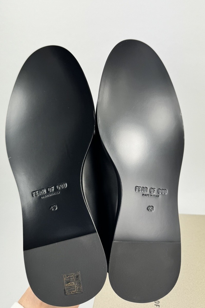 Fear Of God -Black Leather Backless Mules Size: EU 43 / US Fear Of God -Black Leather Backless Mules Size: EU 43 / US