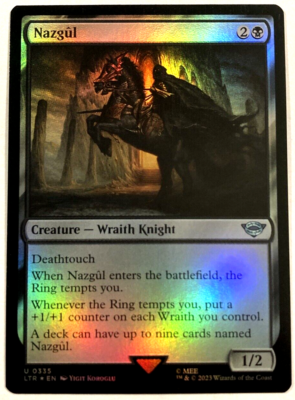 MTG Nazgul FOIL The Lord of the Rings 0335 NM | eBay