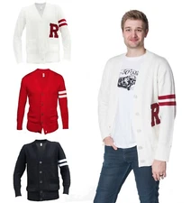 1950s Letterman Vintage Unisex Cardigan Boyfriend Button Sweater