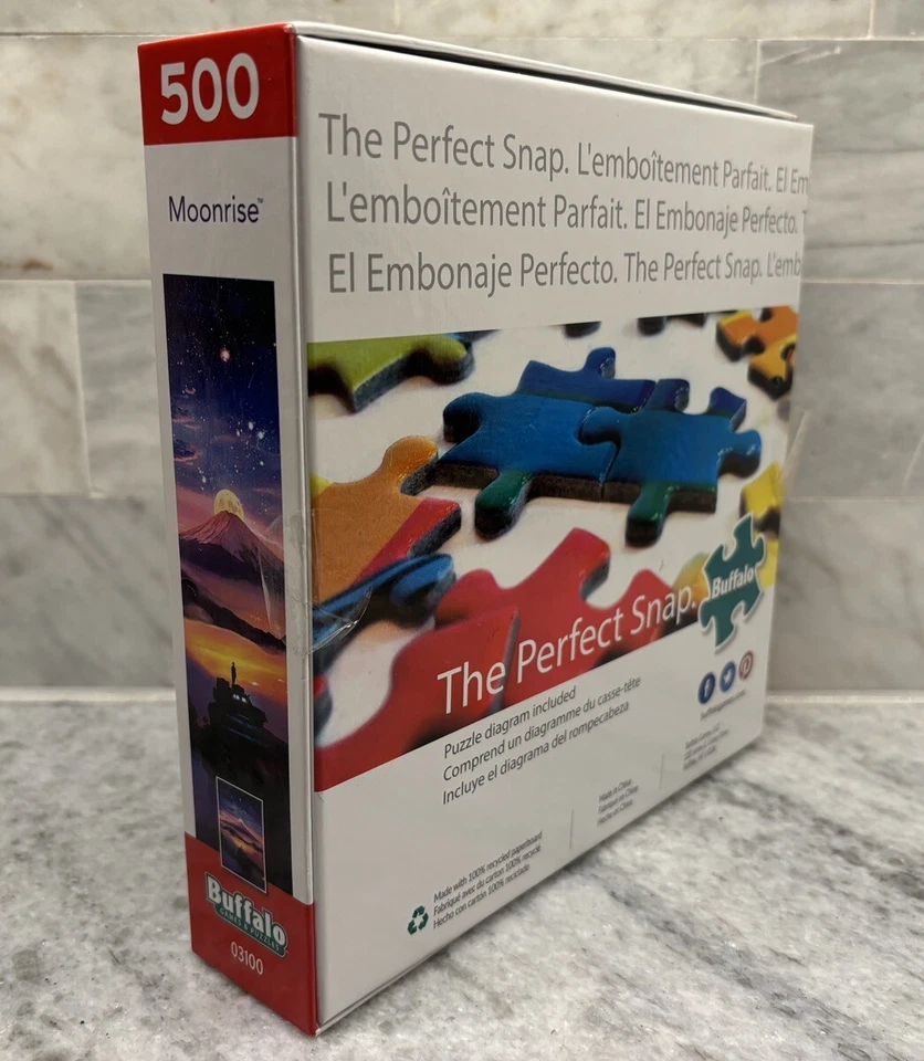 Rompecabezas Buffalo Games 500 piezas, Moonrise Foto 2 de 2