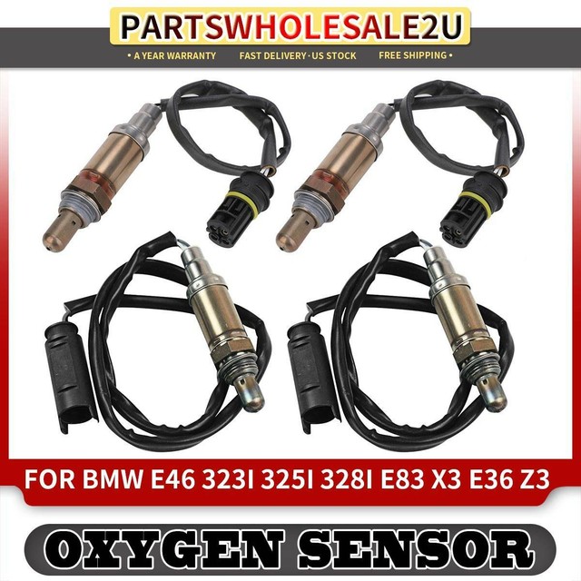 4x Up & Downstream Oxygen Sensors for BMW E39 525i 528i 530i E46 E53 X5 ...
