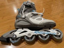 Rollerblade Macroblade Spark ALU W Inline Skates Silver Grey Women W9 Form Fit