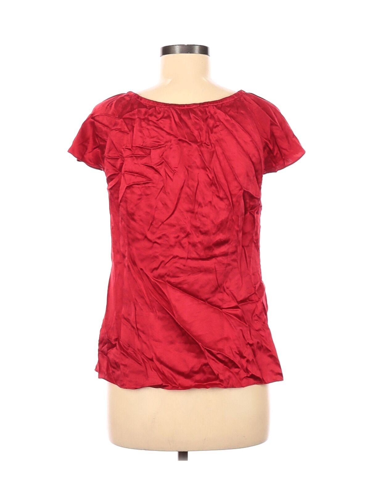 White House Black Market Women Red Short Sleeve S… - image 2
