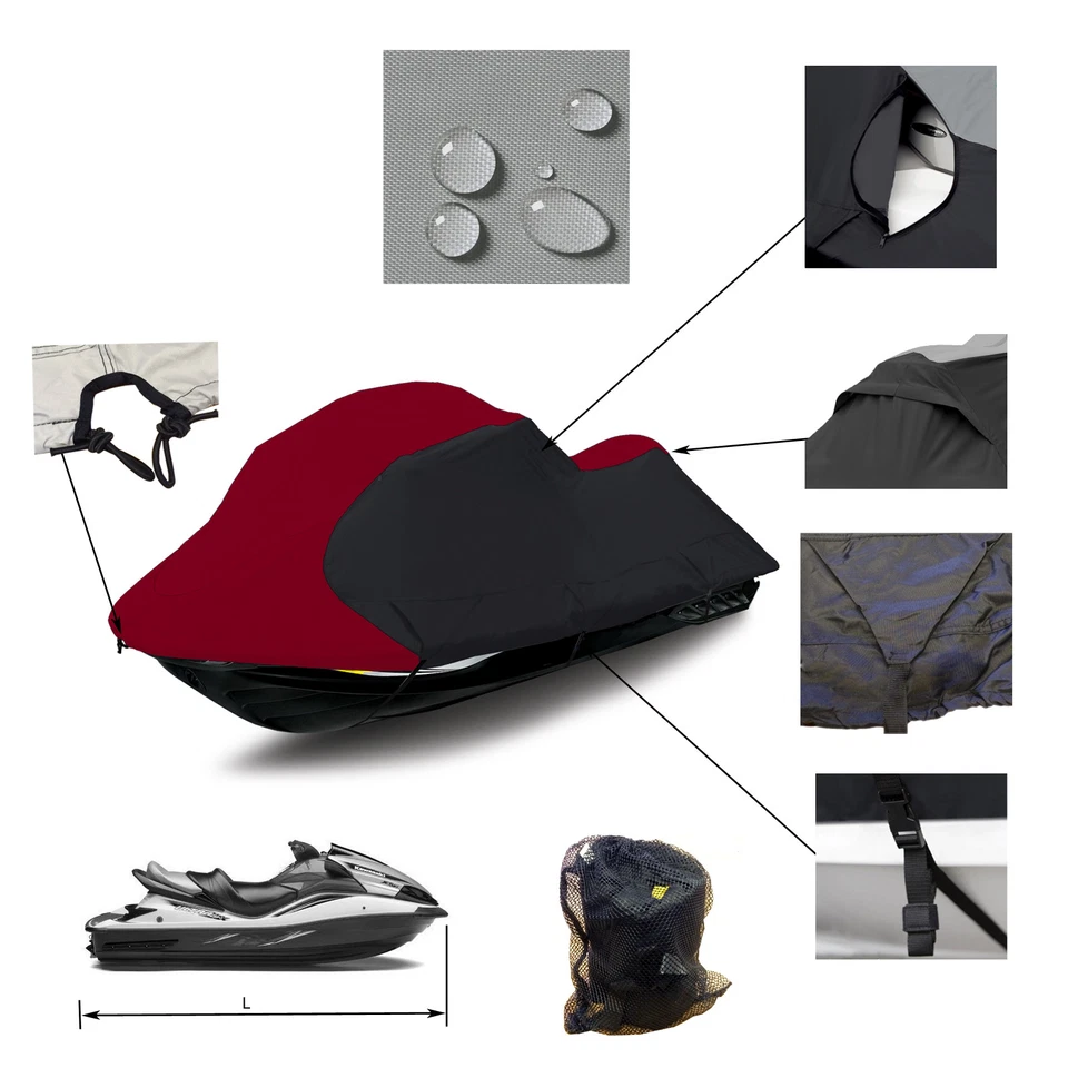 Kawasaki Jet Ski Ultra 310LX 310X 310R Trailerable JetSki PWC Storage Cover  - Image 2 of 4