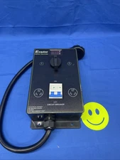 Manual Splitter Switch w/ Breaker, 3 Prong NEMA 10-30 Dual Socket Knob Selection