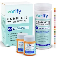 17in1 Complete Drinking Water Test Kit - 100 Strips  2 Bacteria Tester Kits ...