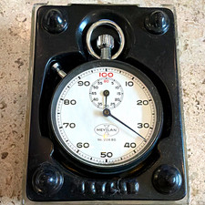 Meylan No. 204 BD Mechanical Stopwatch w/ Cas...