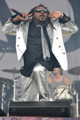 Benji Webbe of Skindred performs the final day of Sonisphere Festi- Old Photo 4