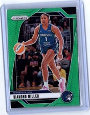 2024 Panini Prizm WNBA #63 Diamond Miller Green Prizms