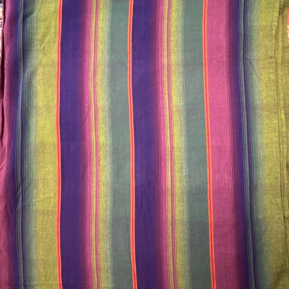 Portabebés Girasol Tejido Talla 6 Algodón Eslinga Púrpura Verde Arco Iris Rayas Foto 2 de 4