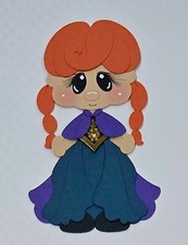 Anna Frozen Inspired. Scrapbook, Card Making Paper Piecing