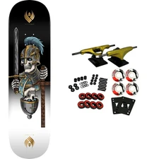 Powell Peralta Skateboard Complete Flight Dan Corrigan Chess Skulls 8.42" x 31.