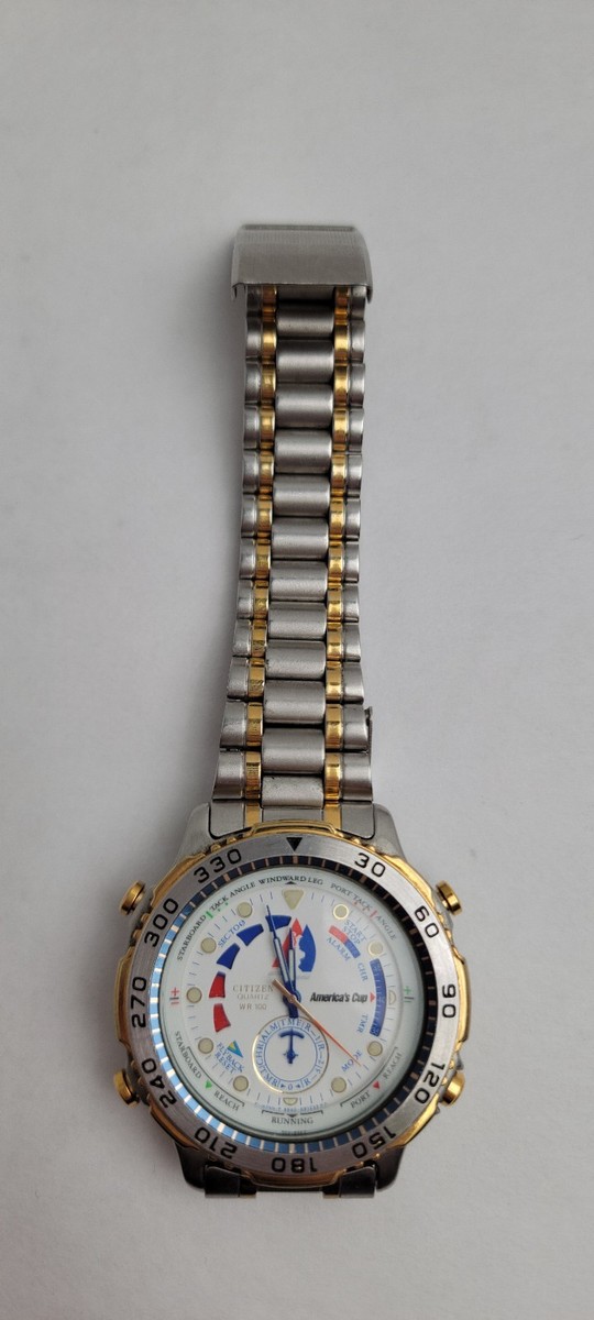 Vintage Citizen 6840-g80116 G80466ka Wr100 Sailing Yacht Yachting