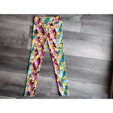 LuLaRoe Winnie the pooh colorful leggings size 10