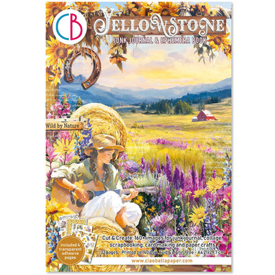 Ciao Bella Paper Yellowstone  A4 Junk Journal & Ephemera Book Fussy Cutting Book