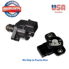 Set of 2, Idle Air Control Valve & Throttle Position Sensor Fits: Hyundai & Kia